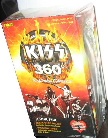 KISS - Trading Cards - Unopened Sealed Box - 12 PACKS 360 Degrees