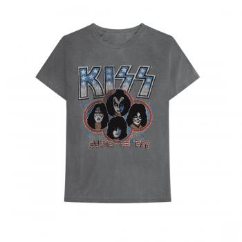 KISS - Alive In 77 Enzyme Wash - T-Shirt