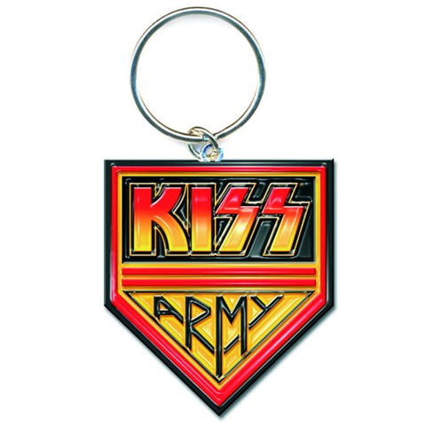KISS - Metal Keychain - Army Logo - UK Import - Key chain - New - Sealed In Pack