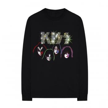 KISS - Faux Embellished - Longsleeve Shirt