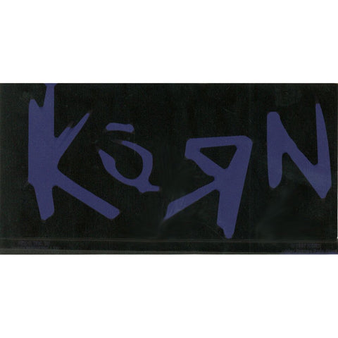 Korn - Sticker - Life Is Peachy Retro PURPLE Logo