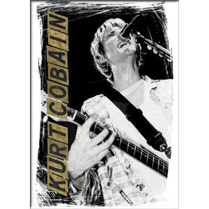 Nirvana - Kurt Cobain Live Magnet