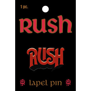 Rush - Classic Logo Enamel Lapel Pin Badge