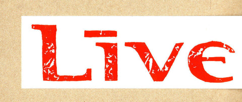 Live - Sticker - Red Logo