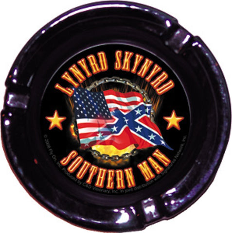 Lynyrd Skynyrd - Ash Tray / Incense Burner - Glass - Southern Logo