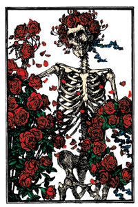 Grateful Dead - Skeleton Roses Magnet