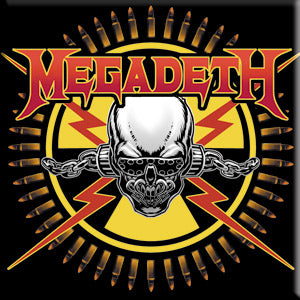 Megadeth - Skull And Bullets Magnet