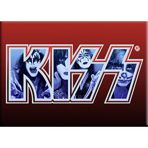 KISS - Logo With Image Fridge Magnet