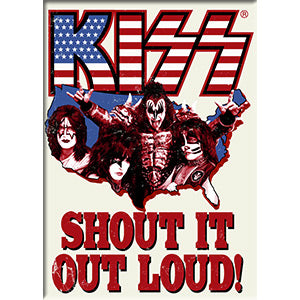 KISS - Logo Band America Fridge Magnet