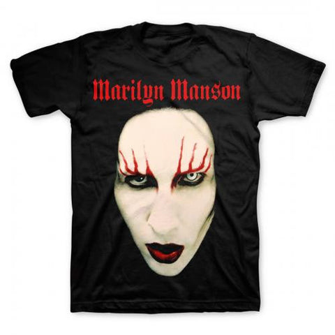 Marilyn Manson - Big Face Red Lips T-Shirt