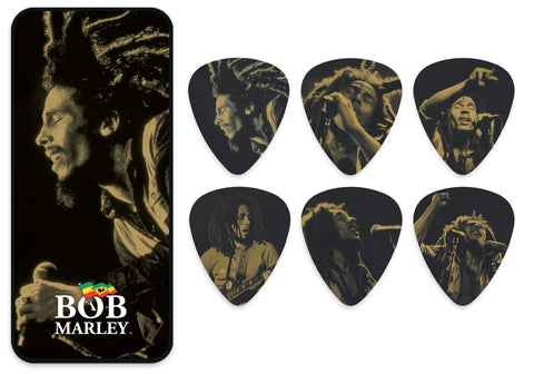 Bob Marley - Gold Series Guitar Pick Tin