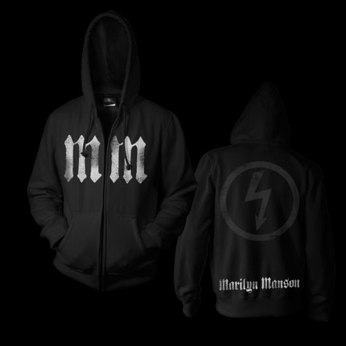 Marilyn manson zip up on sale hoodie