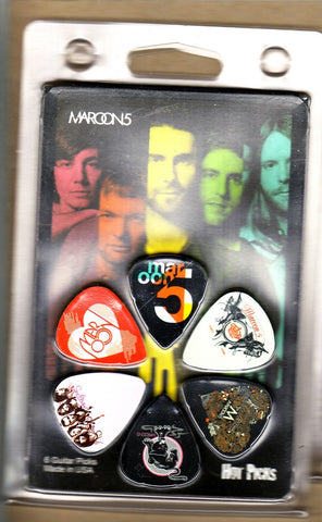 Maroon 5 - Guitar Pick Set - Band Design