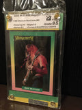 Megadeth-Dave Mustaine-1991 Brockum RockCards-Graded Card-RMU-9.5-MT+