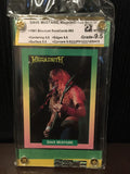 Megadeth-Dave Mustaine-1991 Brockum RockCards-Graded Card-RMU-9.5-MT+