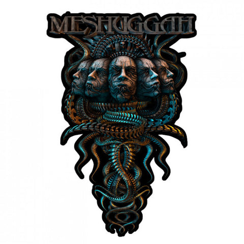 Meshuggah - Sticker - Die-Cut Snakes Logo - 5 x 3.5 Inches - Licensed New