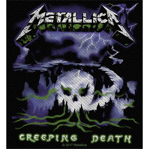 Metallica - Patch - Woven - UK Import - Creeping-Collector's Patch