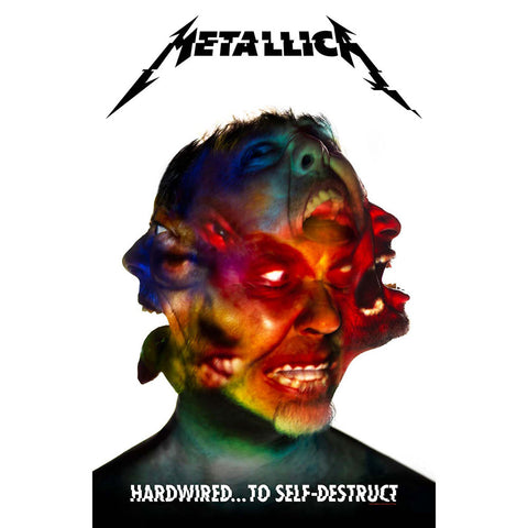 Metallica - Hardwired To Self Destruct Textile Poster Flag (UK Import)