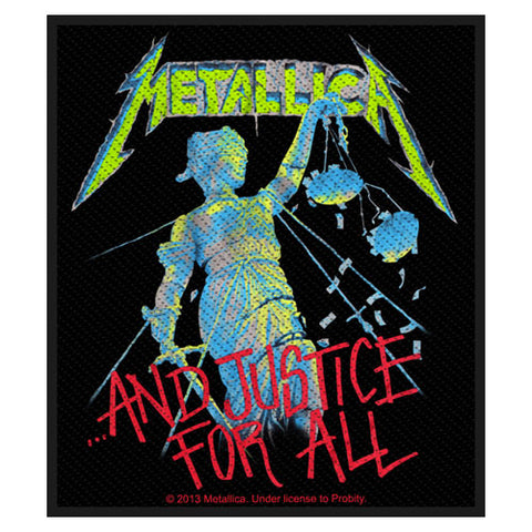 Metallica - Patch-Woven-UK Import-Justice-Collector's Patch