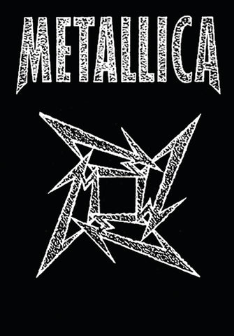 Metallica - Ninja Star Poster Flag