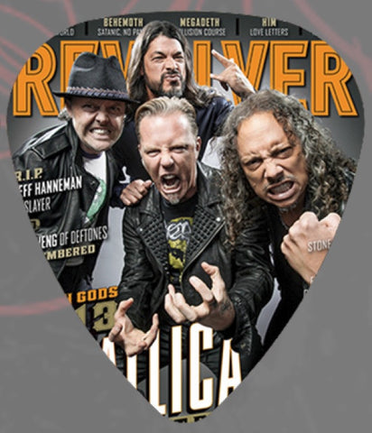 Metallica - Guitar Pick -Revolver-USA-Celluloid-Hetfield- Pack Of 2