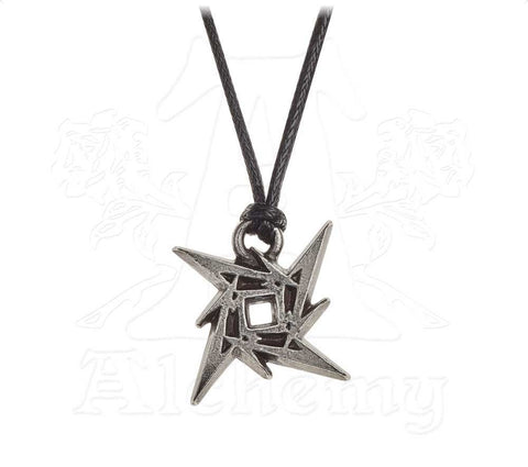 Metallica - Pendant Necklace - Pewter - Ninja Star - UK Import - Licensed New