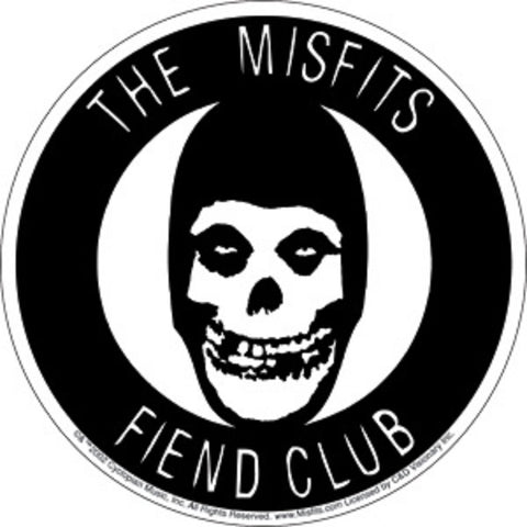 Misfits - Sticker - The Misfits Fiend Club - Licensed New