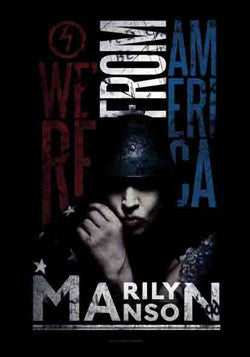 Marilyn Manson - American Graffiti Flag