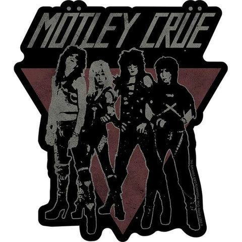 Motley Crue - Band Retro Logo - Sticker
