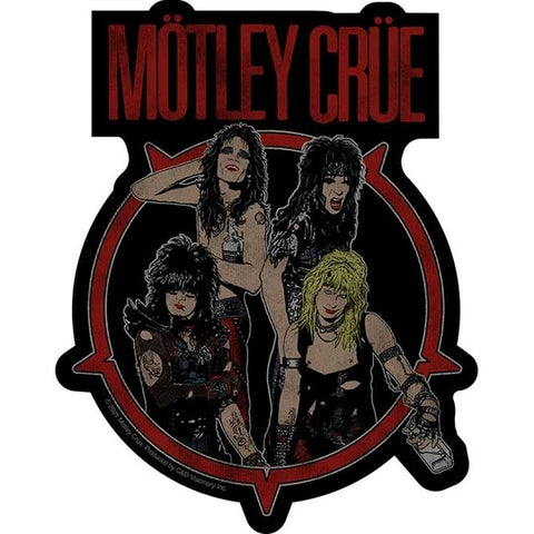 Motley Crue - Circle Band Logo - Sticker