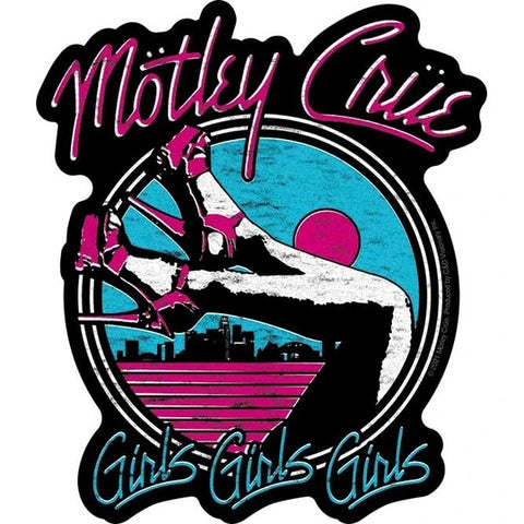 Motley Crue - Girls Girls Girls Logo - Sticker