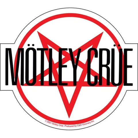 Motley Crue - Red Star Logo - Sticker