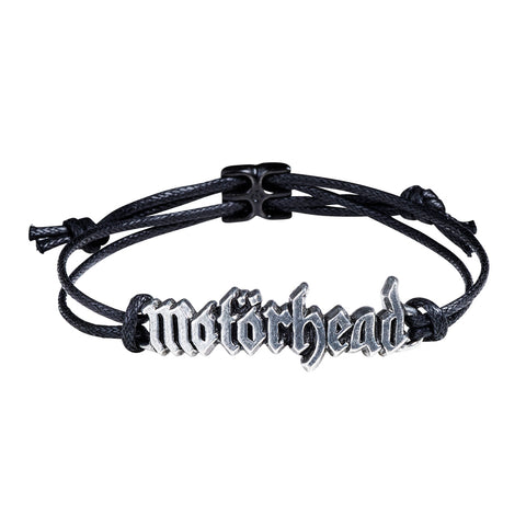 Motorhead - Pewter Leather Logo Bracelet Wristband (UK Import)