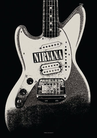 Nirvana - Guitar Flag