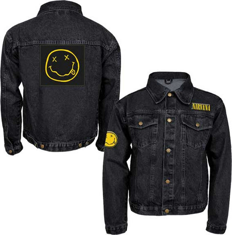 Nirvana - Smile Patches Denim Jacket