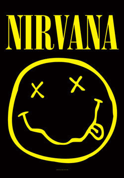 Nirvana - Smile Poster Flag