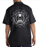 Overkill - Embroidered Gear Logo Work Shirt