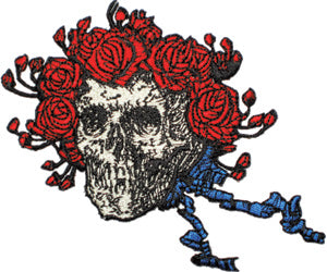 Grateful Dead - Skull And Roses Head - Collector's - Patch