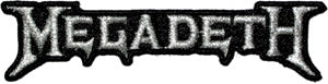 Megadeth - Silver Logo - Collector's - Patch