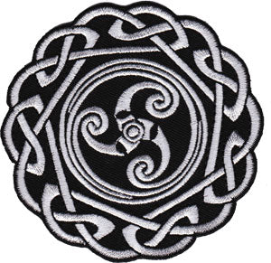 Celtic Art Round Celtic Knot - Iron On Patch