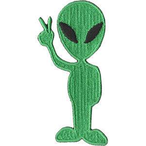 Alien Theme - Alien Peace - Collector's Patch