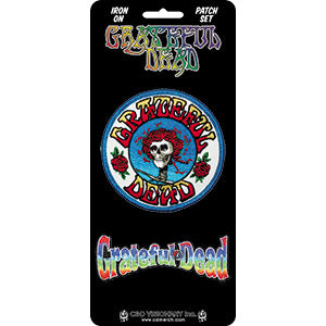Grateful Dead - Skull And Roses Logo Patch Set