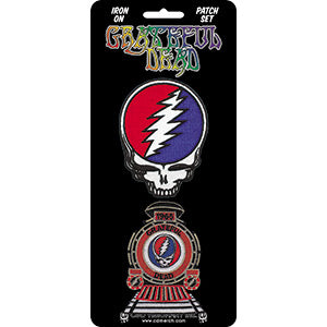 Grateful Dead - Skull And Train Patch Set