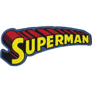 Superman - Text Logo - Collector's - Patch