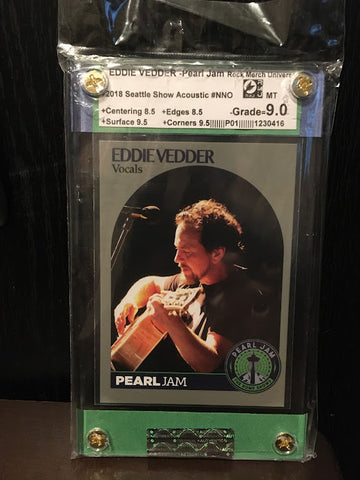 Pearl Jam-Eddie Vedder-2018 Seattle Home Show-Graded Card-RMU-9.0-MT-069404