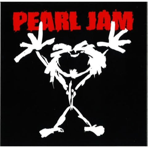Pearl Jam - Sticker - Stickman Red Logo - Ten Club - 4 Inches - Licensed New