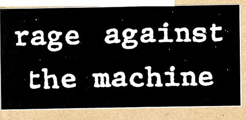 Rage Against The Machine - Sticker - Type Logo