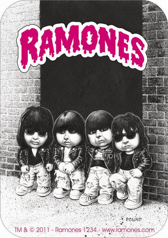 Ramones - Sticker - Garbage Pail Kids - Logo