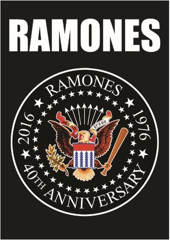 Ramones- 40th Anniversary Logo Flag