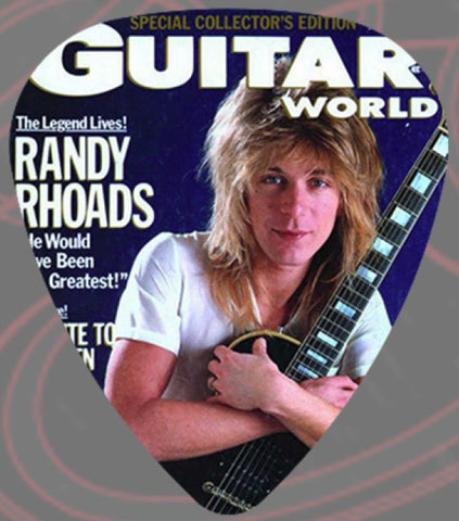 Randy Rhoads - Guitar Pick -Guitar World Ozzy-Quiet Riot- Pack Of 2
